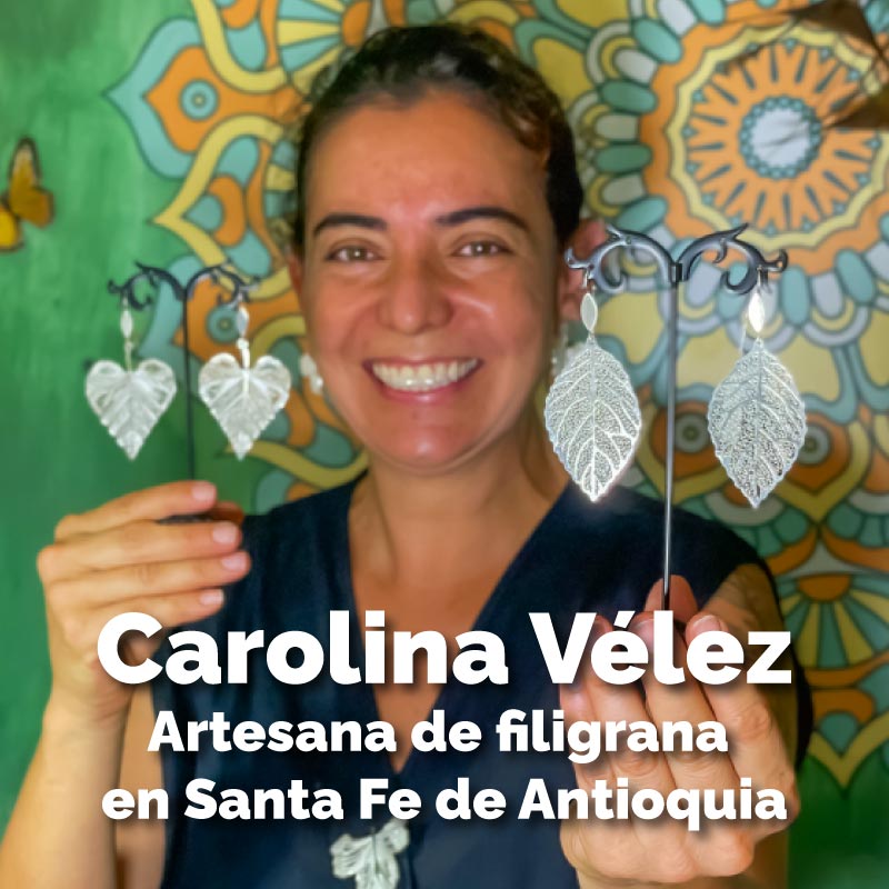 Carolina Vélez artesana de filigrana en Santa Fe de AntioquianbspMedellin Travel by fantasytours Planes turísticos en Santa Fe de Antioquia Medellín Guatapé y Nápoles