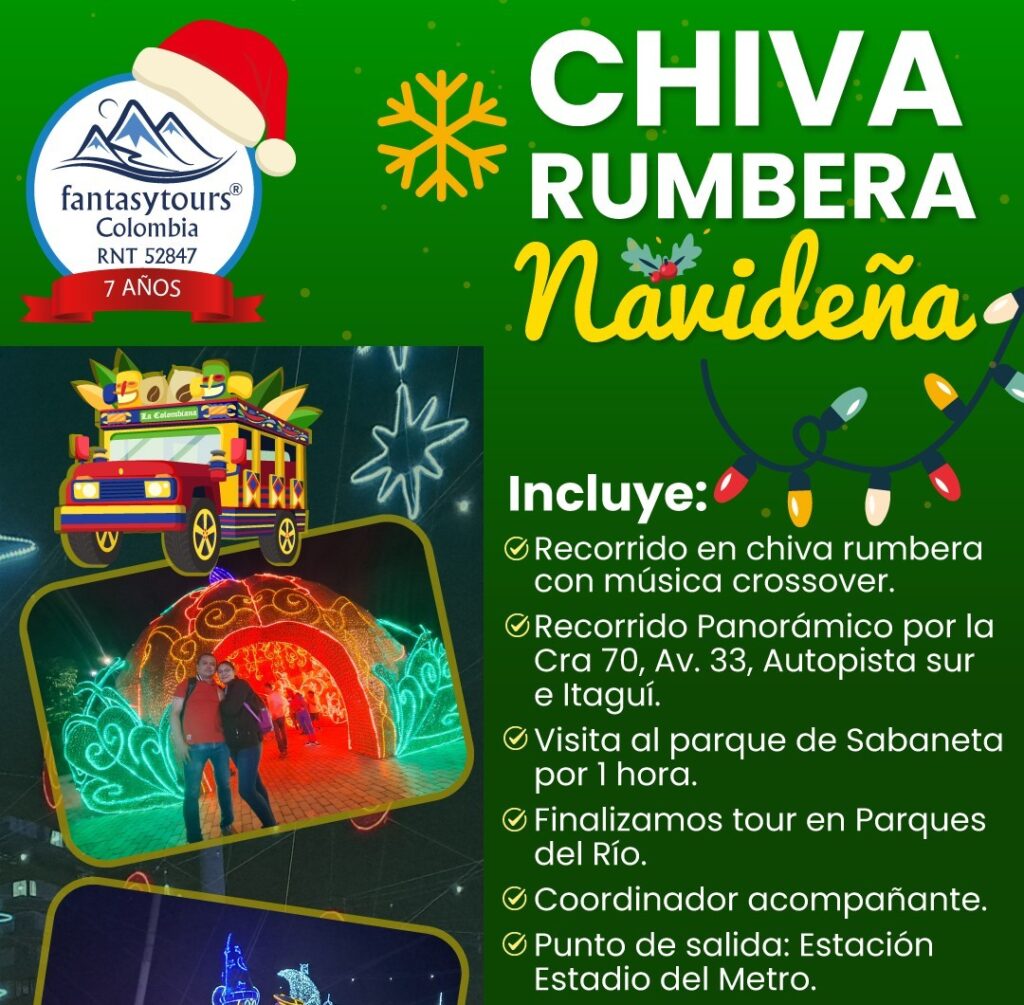 ¡Descubre Medellín al abordo de la chiva rumbera!